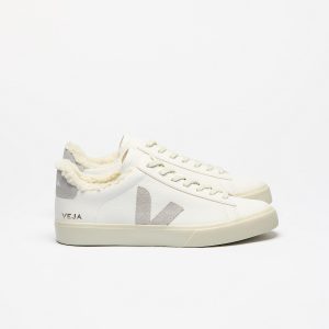 CAMPO FURED LEATHER WHITE LIGHT GREY