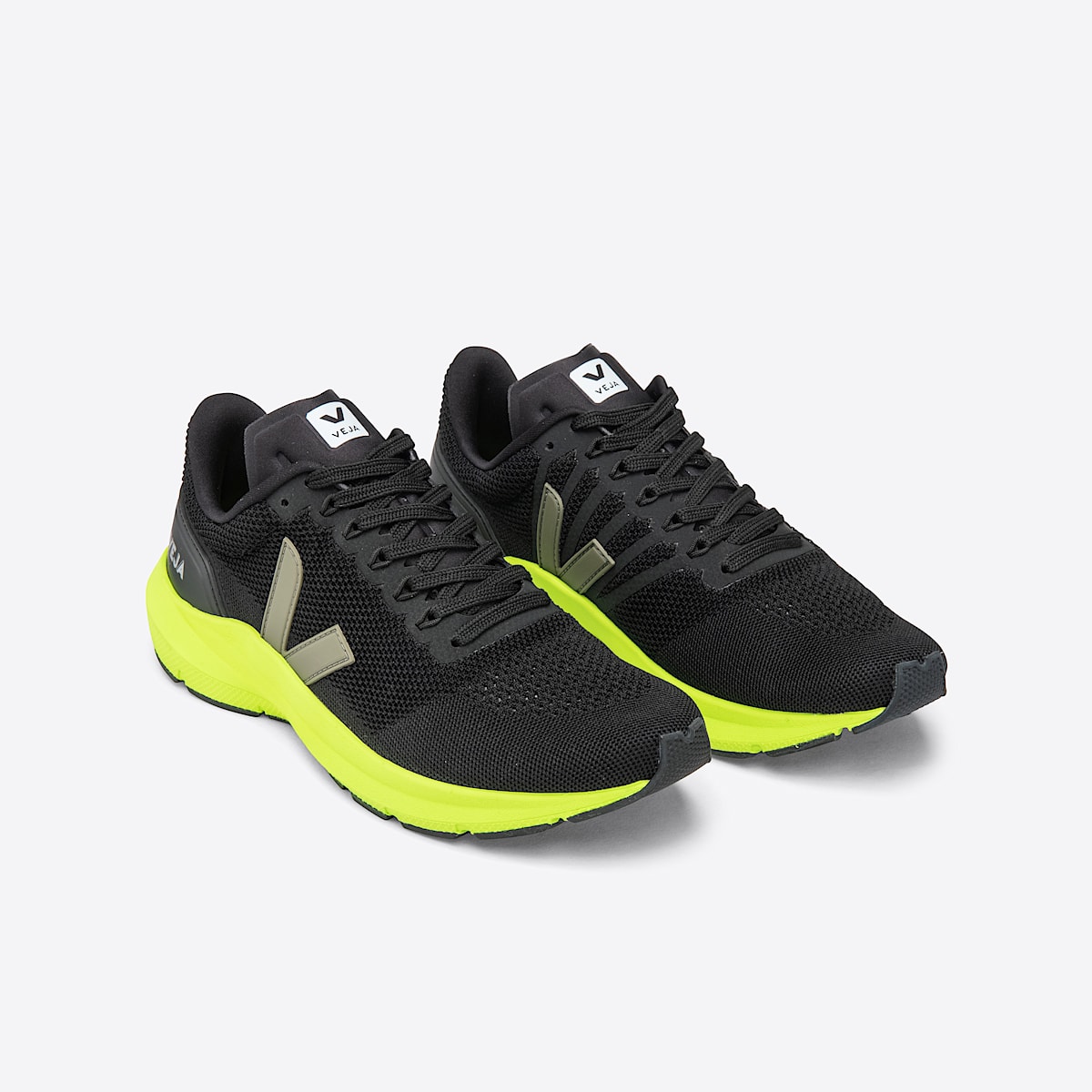 MARLIN V-KNIT BLACK KAKI JAUNE FLUO - Image 2