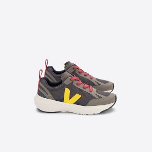 CANARY ELASTIC LACES ALVEOMESH GRAFITE TONIC
