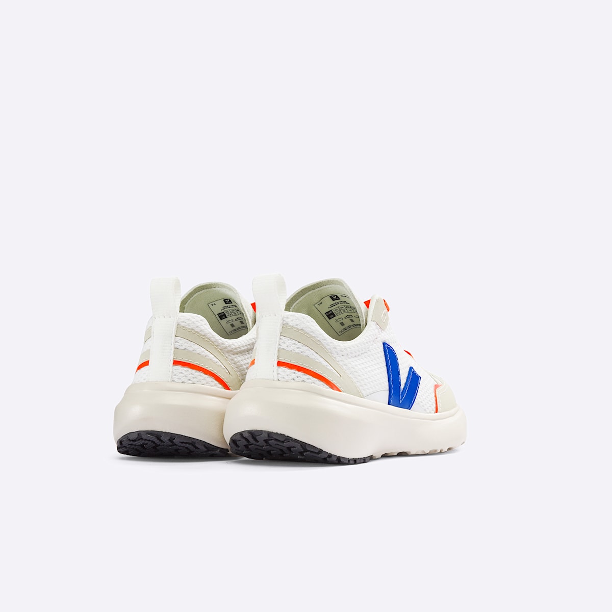 CANARY ELASTIC LACES ALVEOMESH WHITE INDIGO - Image 3
