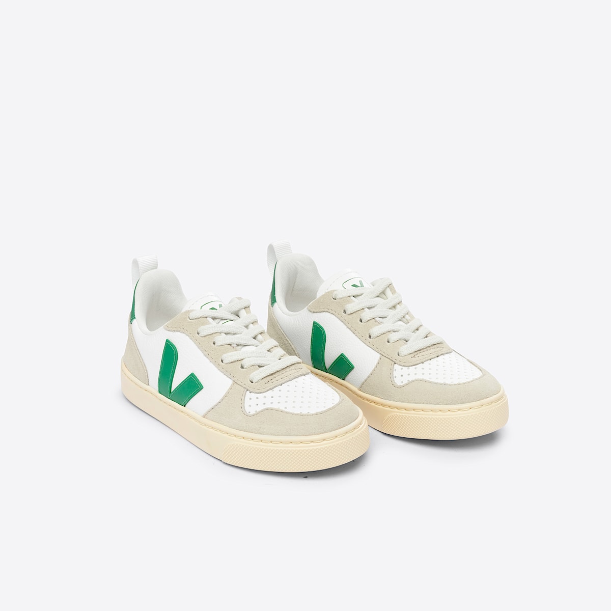 V-10 LEATHER WHITE EMERAUDE ALMOND - Image 2