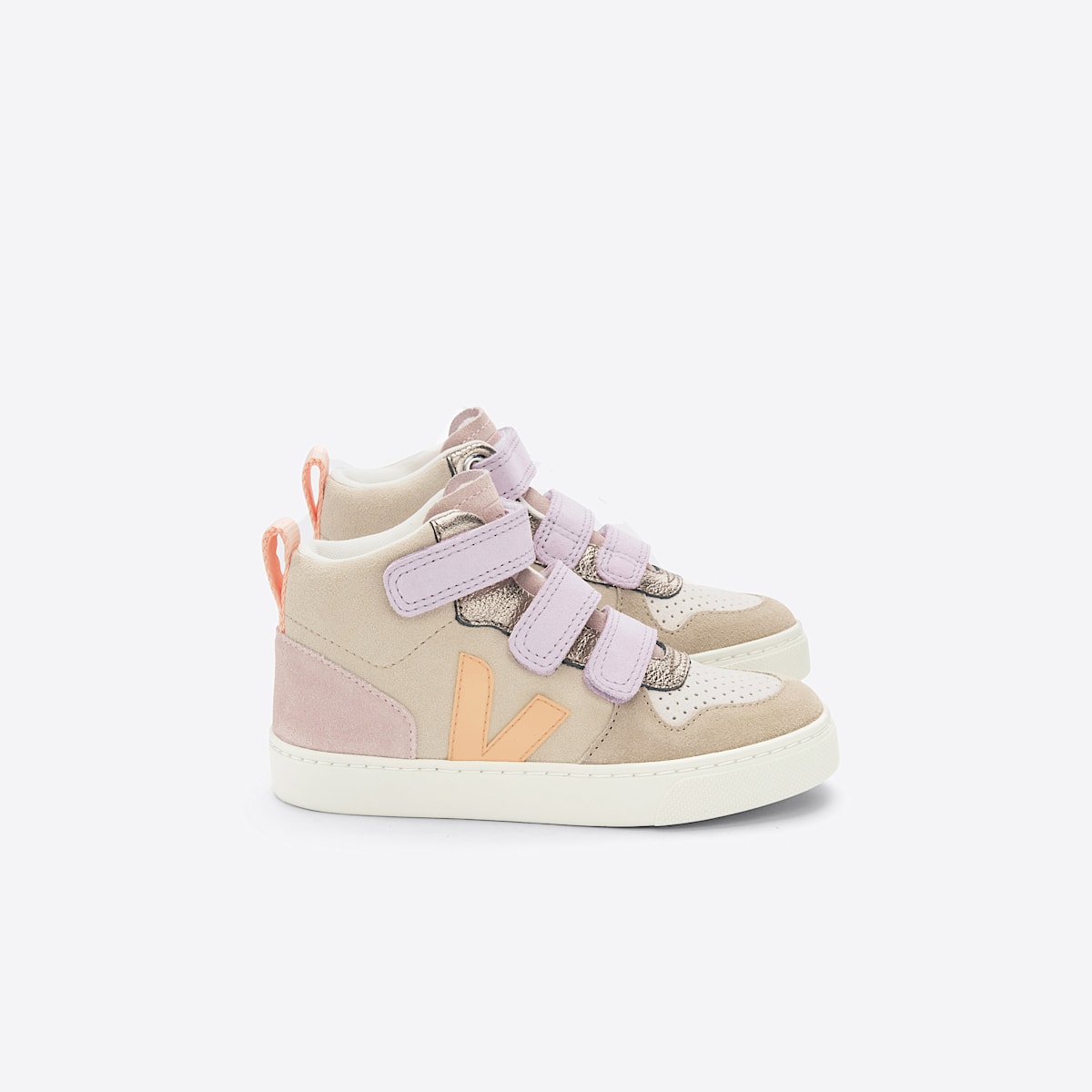 V-10 MID SUEDE MULTICO ALMOND PEACH