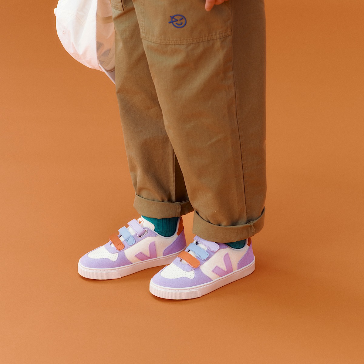V-10 LEATHER CASHEW MULTICO ORCHID - Image 4