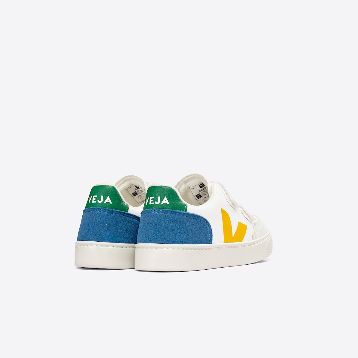 V-12 LEATHER WHITE MULTICO INDIGO - Image 3