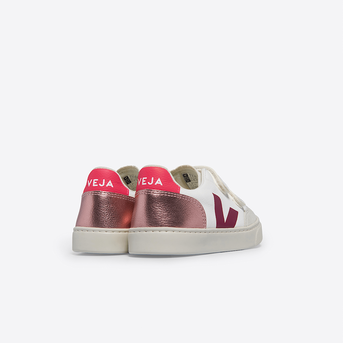 V-12 LEATHER WHITE MULTICO NACRE - Image 3