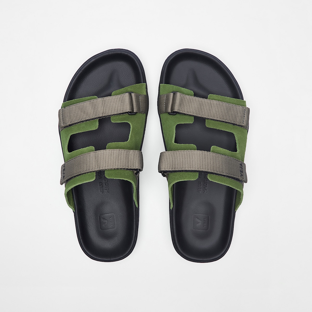 ARPOADOR SUEDE MILITAR KAKI BLACK - Image 2