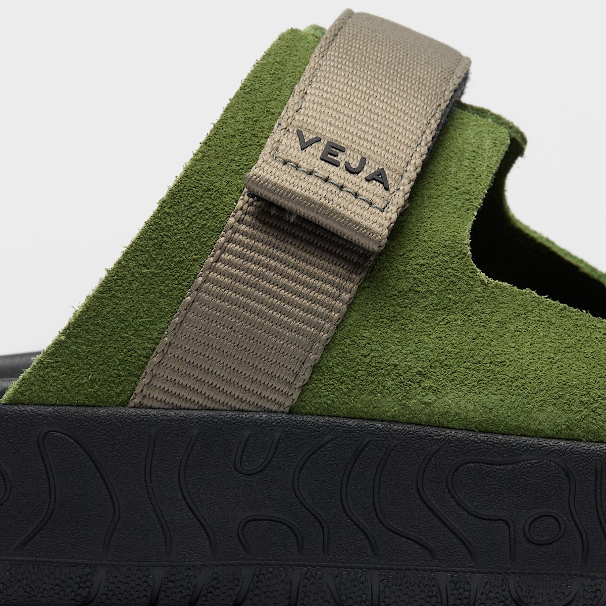 ARPOADOR SUEDE MILITAR KAKI BLACK - Image 3