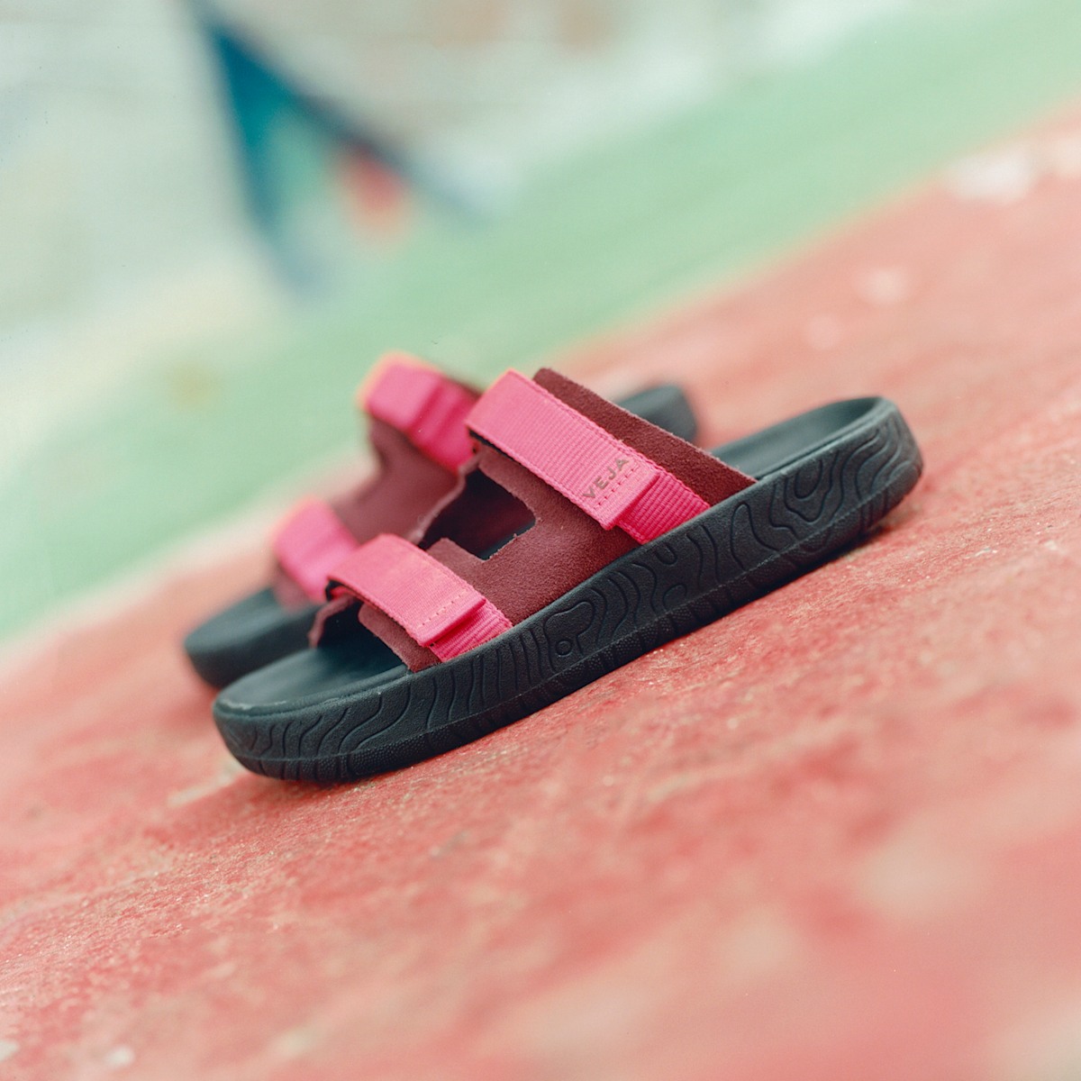 ARPOADOR SUEDE AMARANTE ROSE FLUO BLACK - Image 6