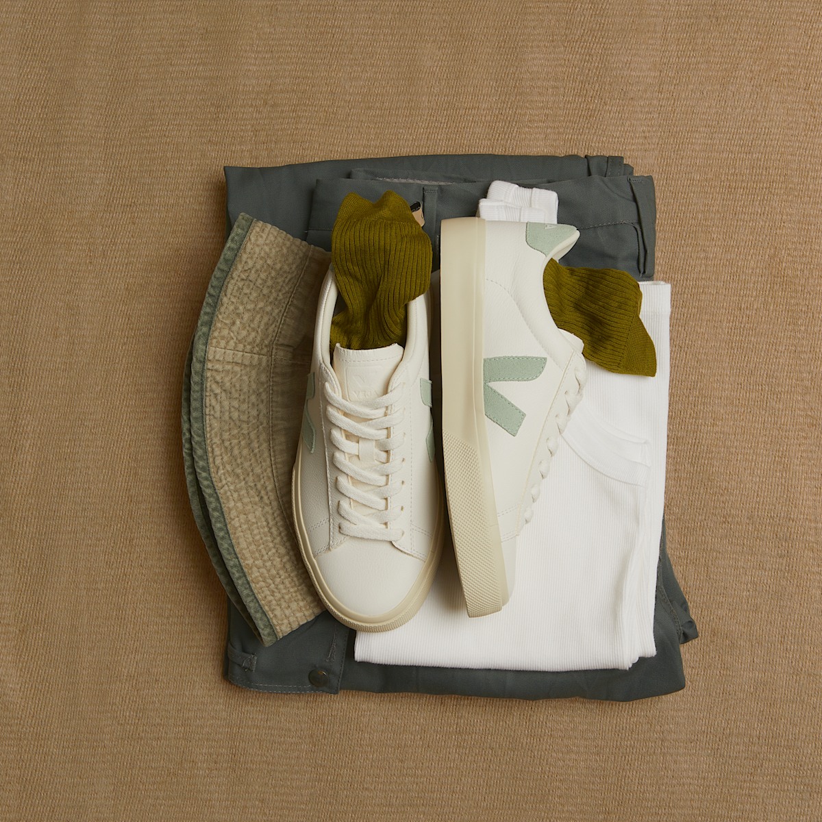CAMPO LEATHER WHITE MATCHA - Image 4