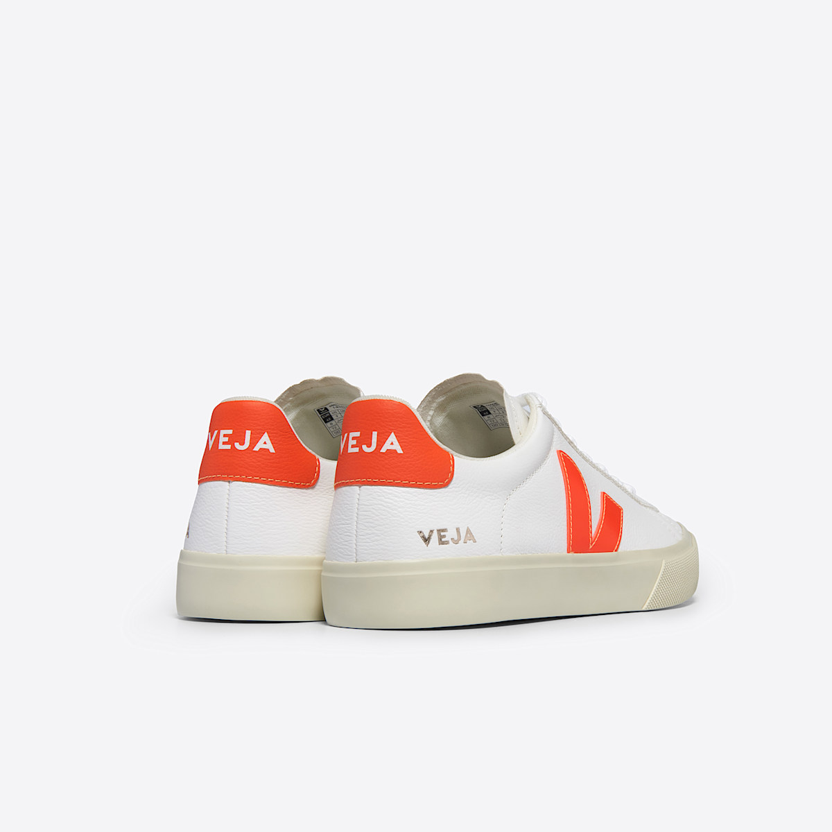 CAMPO LEATHER WHITE ORANGE FLUO - Image 3