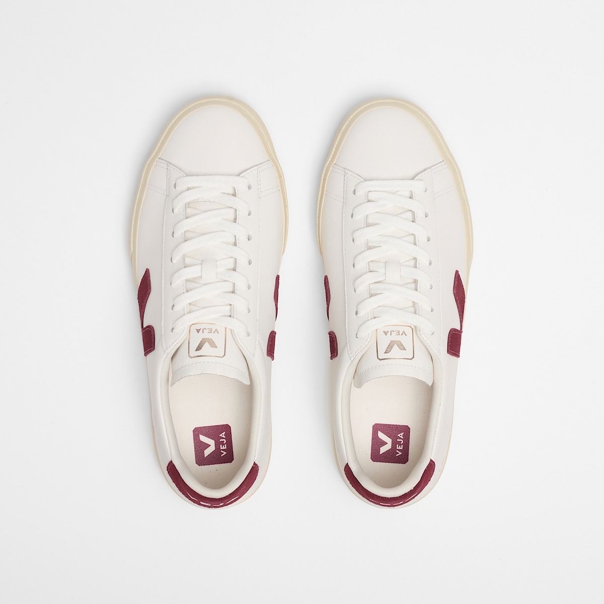 CAMPO LEATHER WHITE GRENAT - Image 4