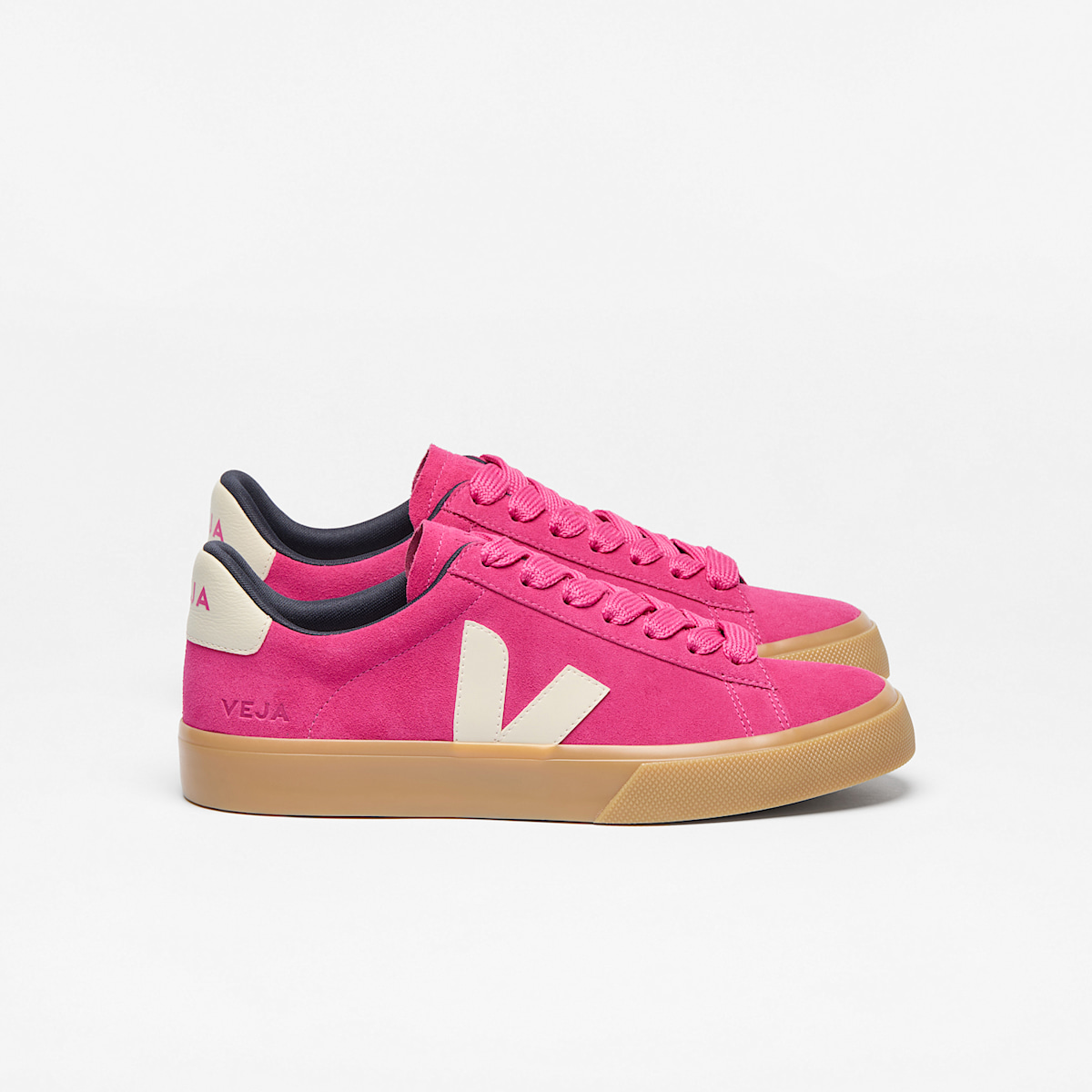 CAMPO BOLD SUEDE PINK PIERRE NATURAL