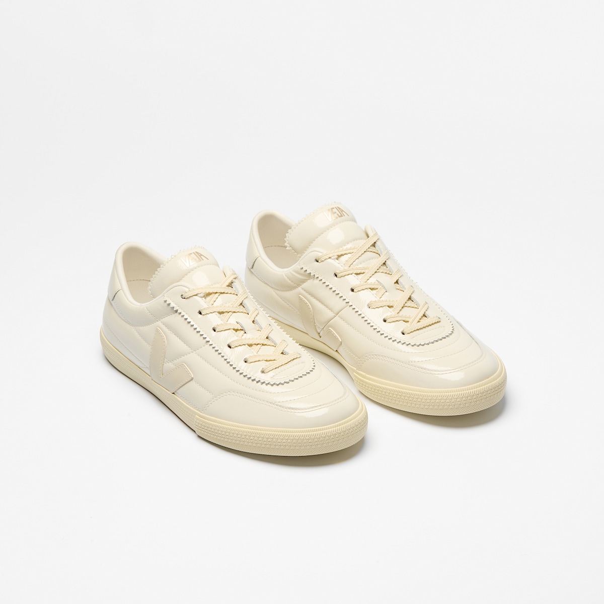 PANENKA PATENT LEATHER OFF WHITE NATURAL - Image 2