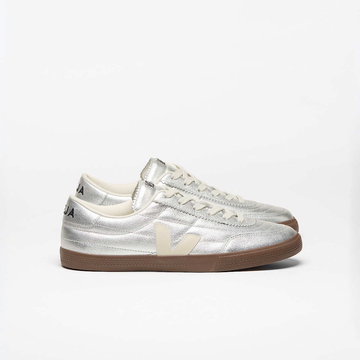 PANENKA LEATHER SILVER WHITE PIERRE BARK