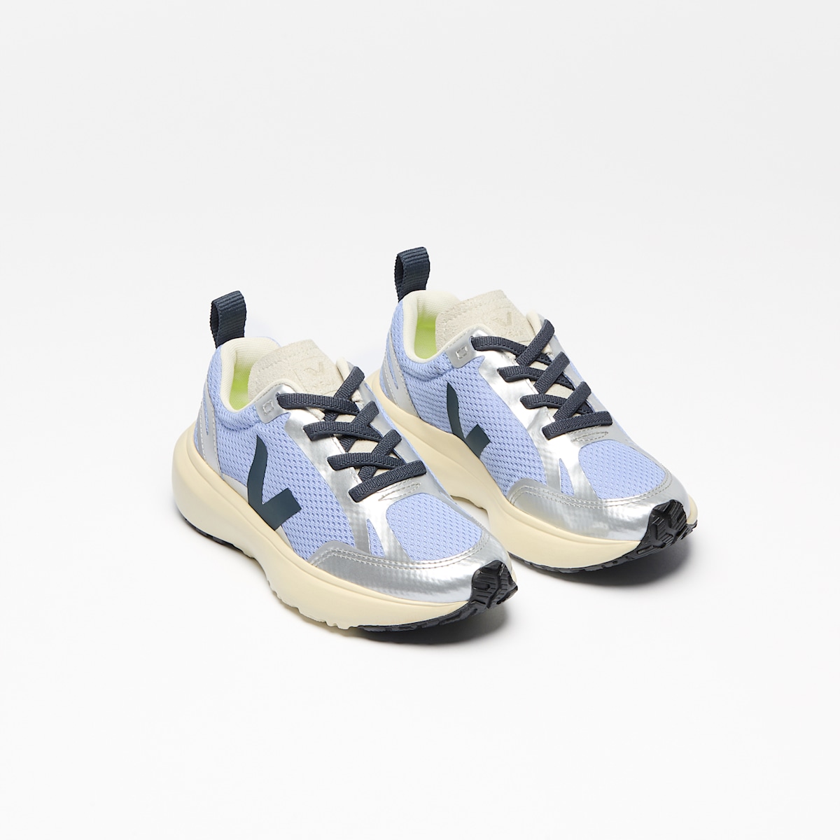 CANARY ELASTIC LACES ALVEOMESH OLYMPE NAUTICO SILVER - Image 2