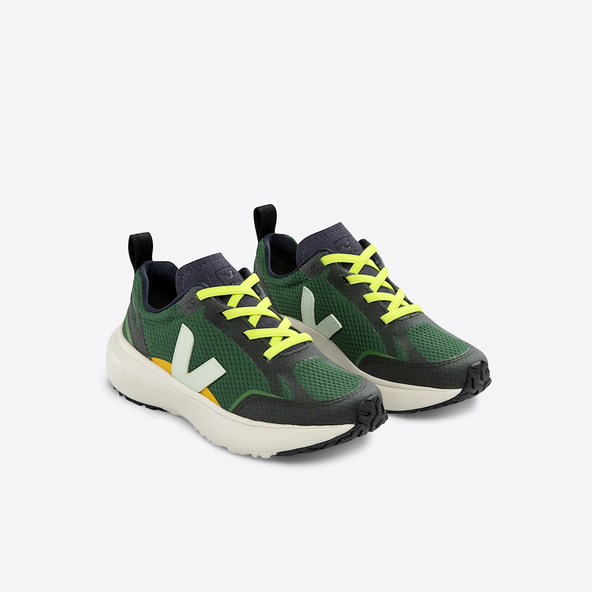 CANARY ELASTIC LACES ALVEOMESH POKER JADE - Image 2