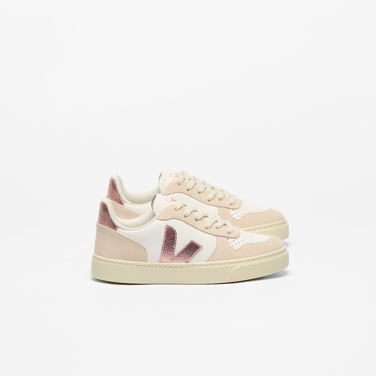 V-10 LEATHER WHITE NACRE SABLE