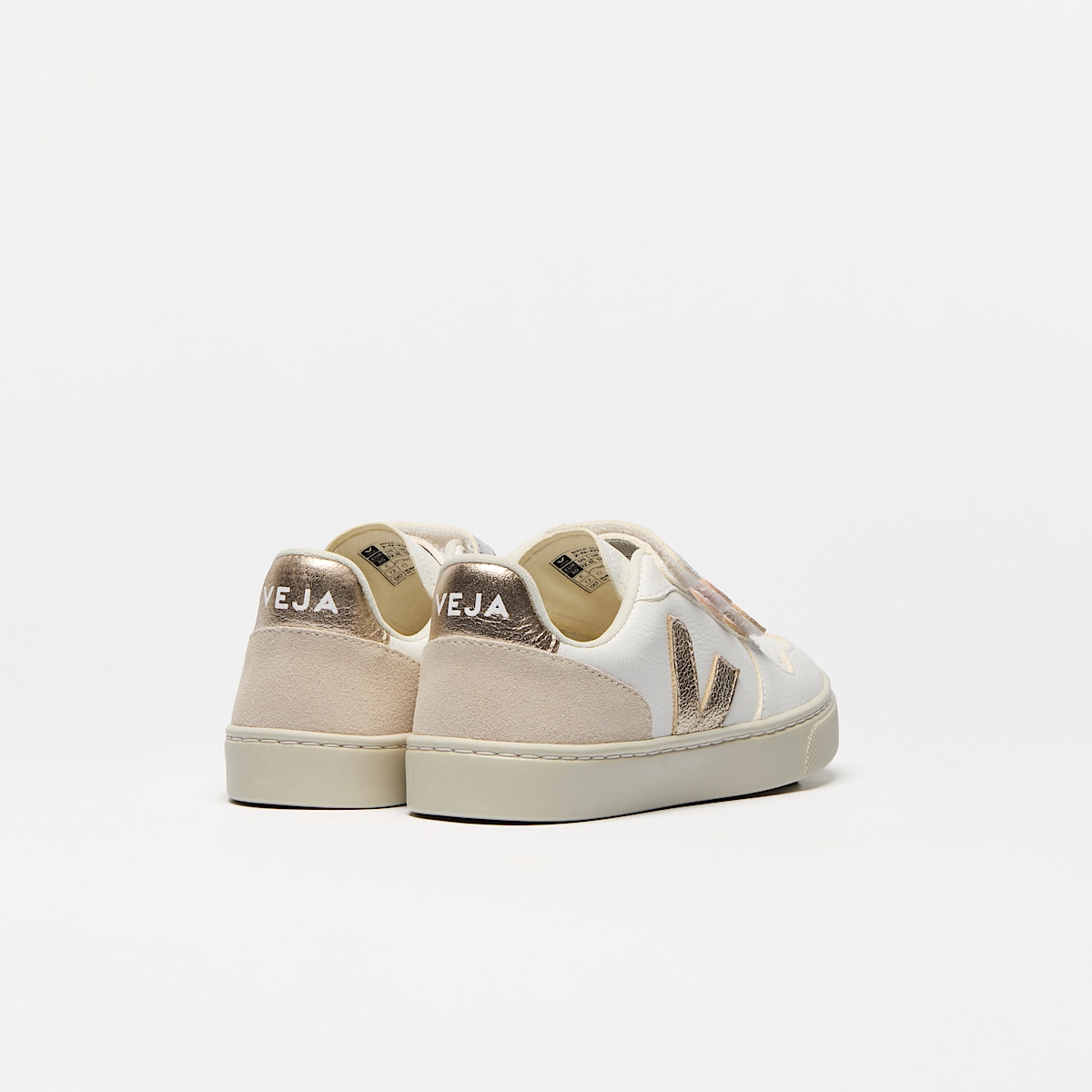 V-10 LEATHER MULTICO WHITE SHINY - Image 3