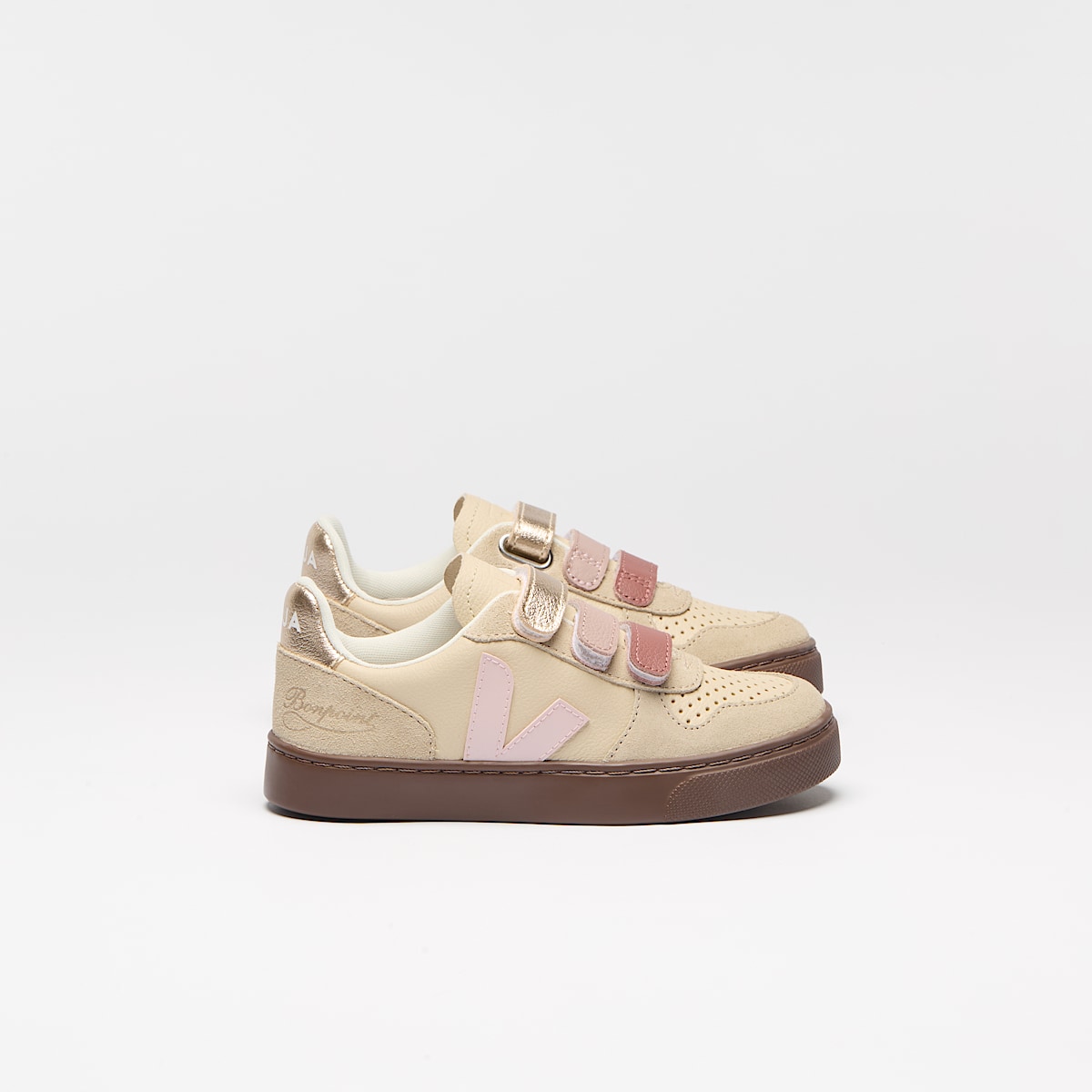 V-10 LEATHER VEJA X BONPOINT AREIA PETALE