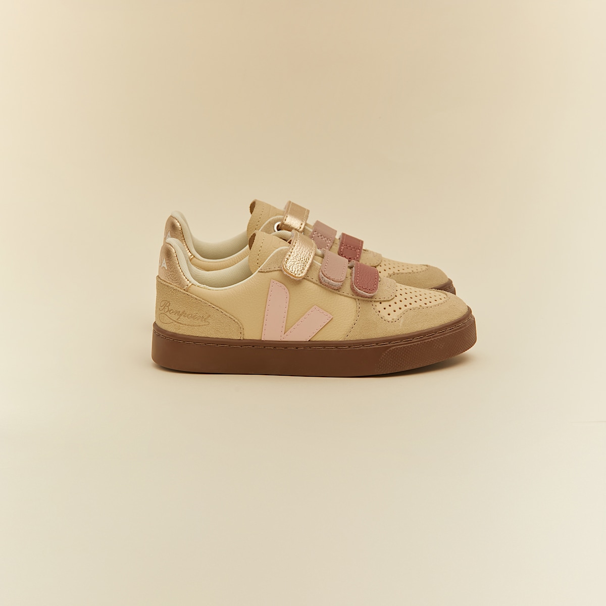 V-10 LEATHER VEJA X BONPOINT AREIA PETALE - Image 4