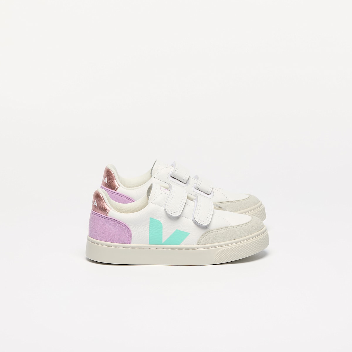 V-12 LEATHER WHITE MULTICO ORCHID