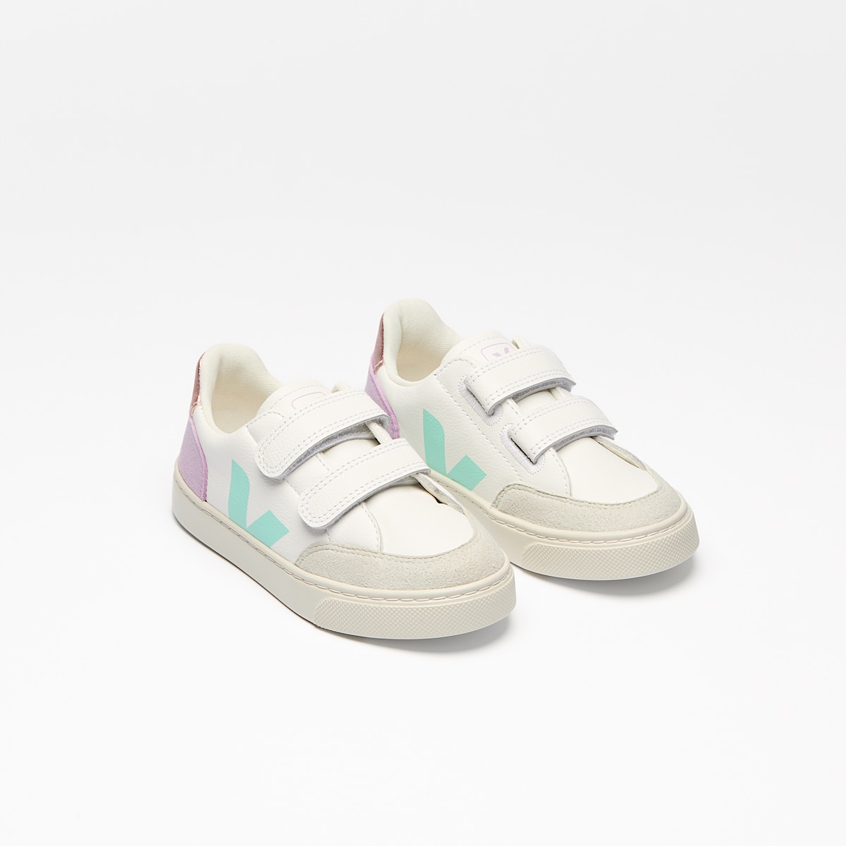 V-12 LEATHER WHITE MULTICO ORCHID - Image 2