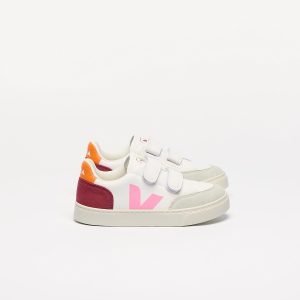 V-12 LEATHER WHITE MULTICO MARSALA