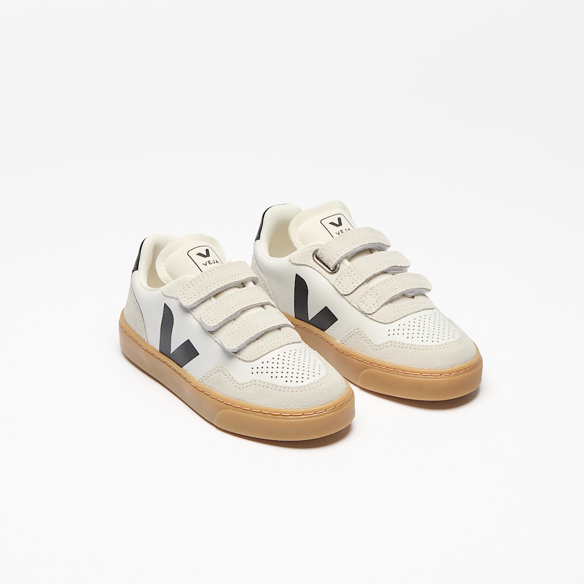 V-90 LEATHER WHITE BLACK NATURAL - Image 2