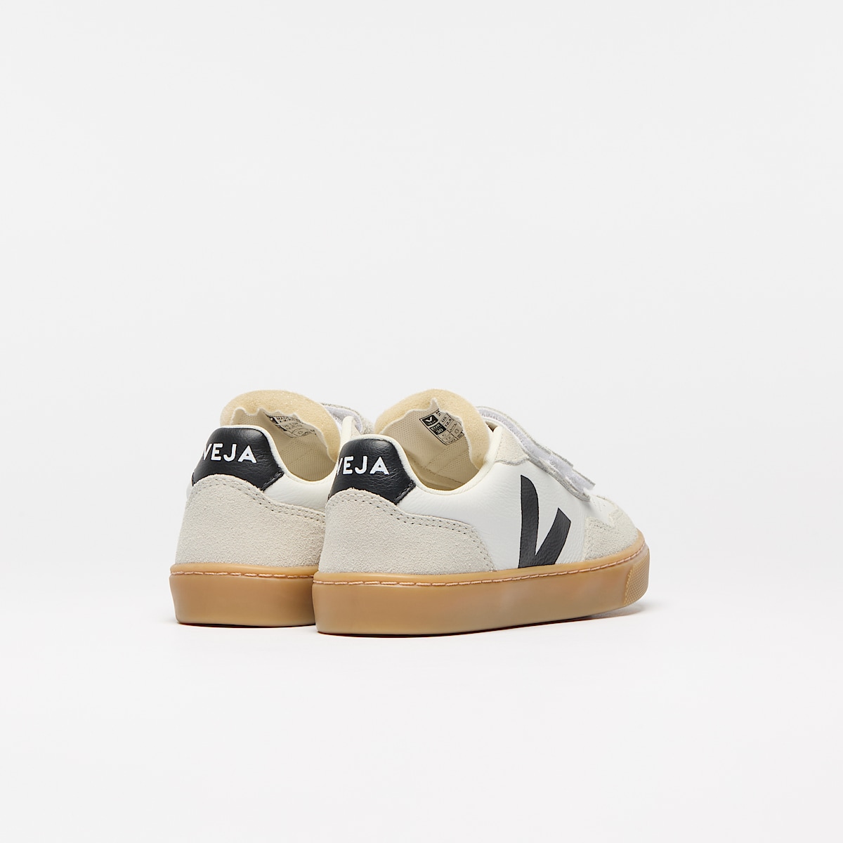 V-90 LEATHER WHITE BLACK NATURAL - Image 3