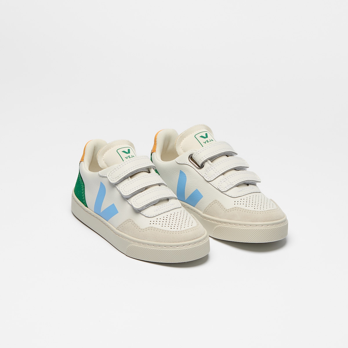 V-90 LEATHER WHITE AQUA EMERAUDE - Image 2