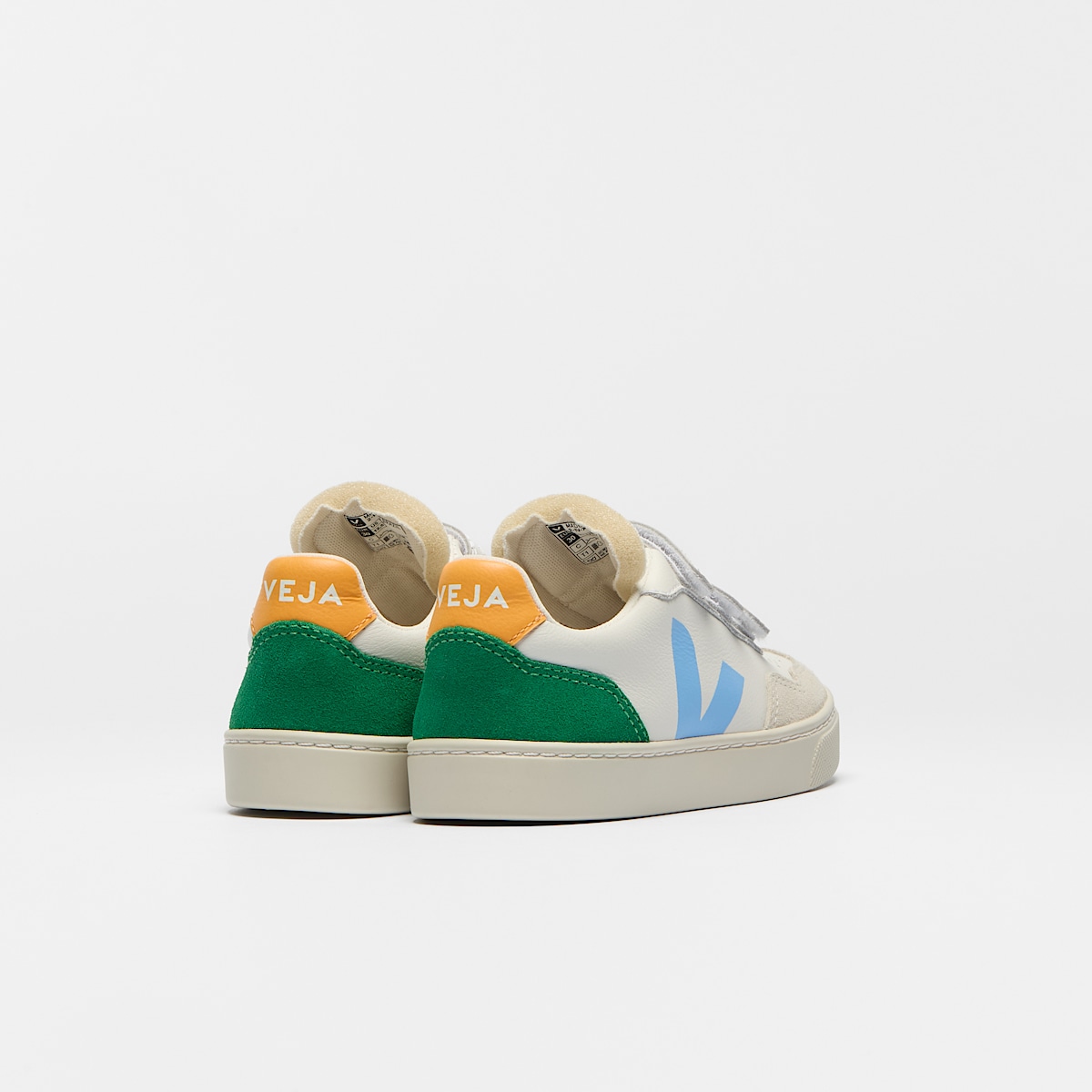 V-90 LEATHER WHITE AQUA EMERAUDE - Image 3