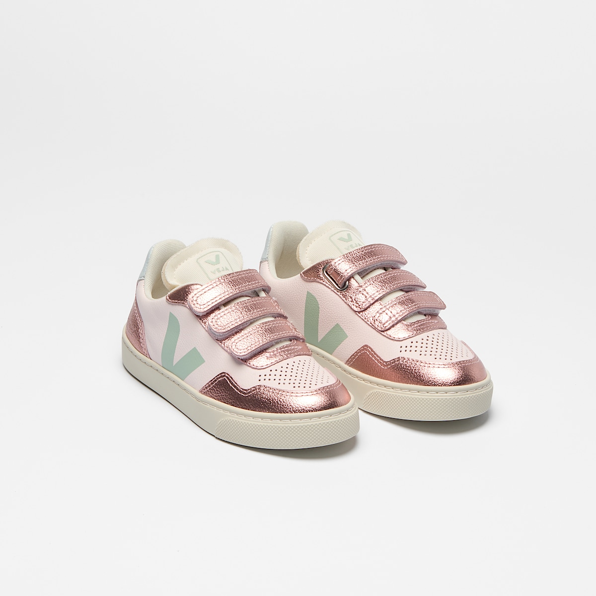V-90 LEATHER VEJA X BONPOINT LASSI SUN NACRE - Image 2