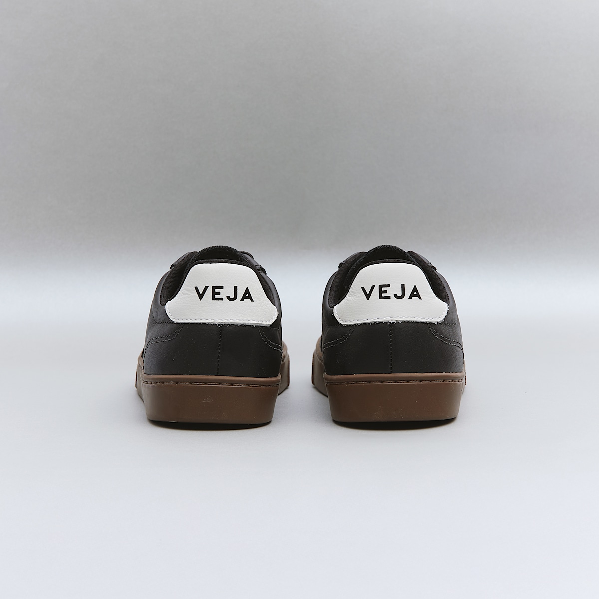 VOLLEY ELASTIC LACES LEATHER BLACK WHITE BARK - Image 4