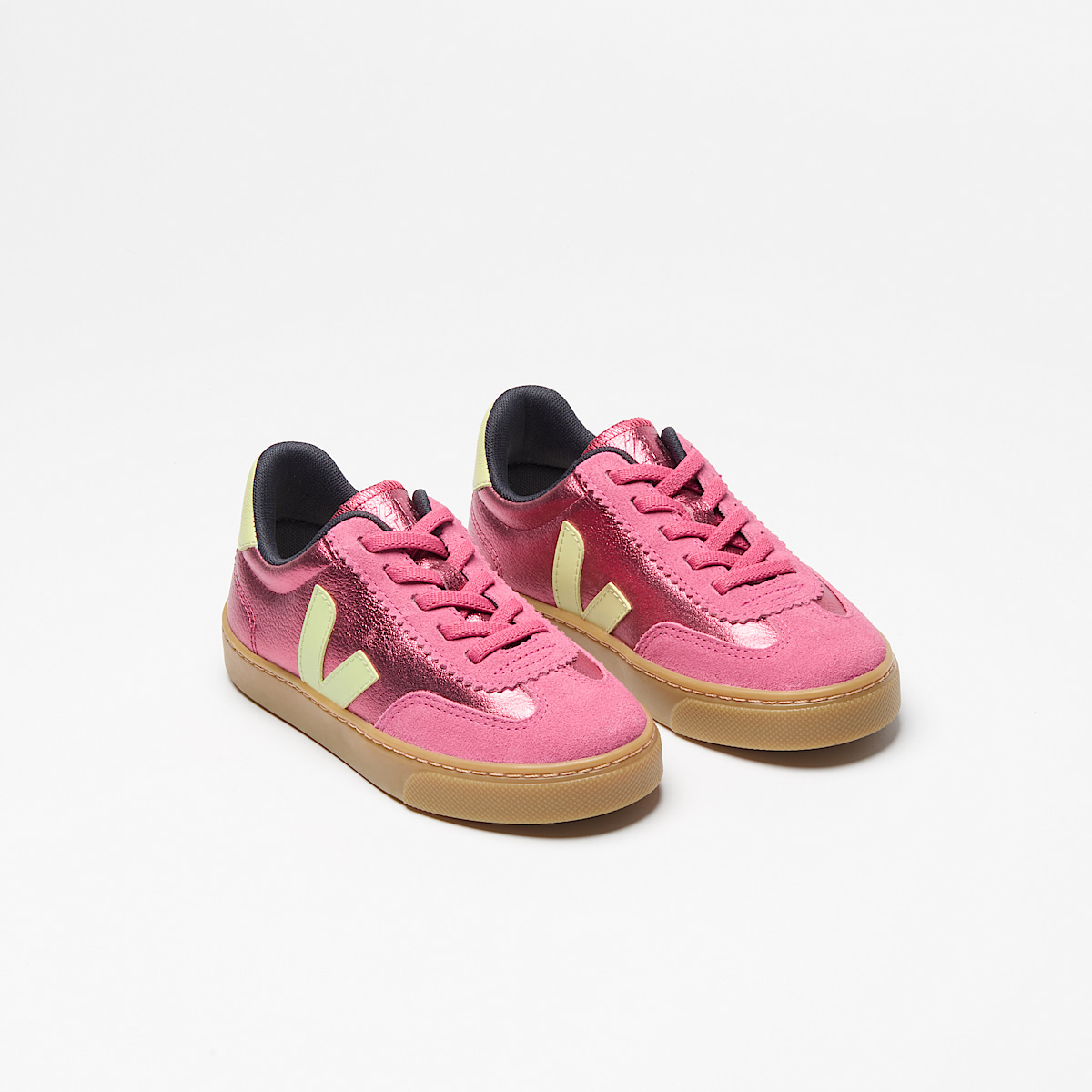 VOLLEY ELASTIC LACES LEATHER AZALEA LIMO - Image 2