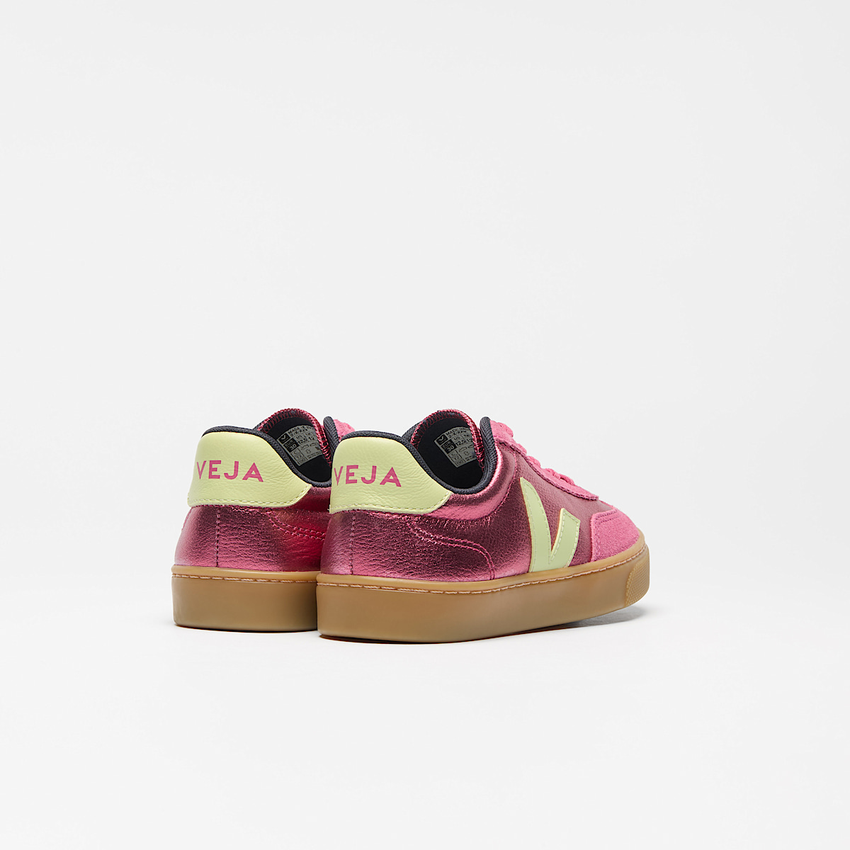 VOLLEY ELASTIC LACES LEATHER AZALEA LIMO - Image 3