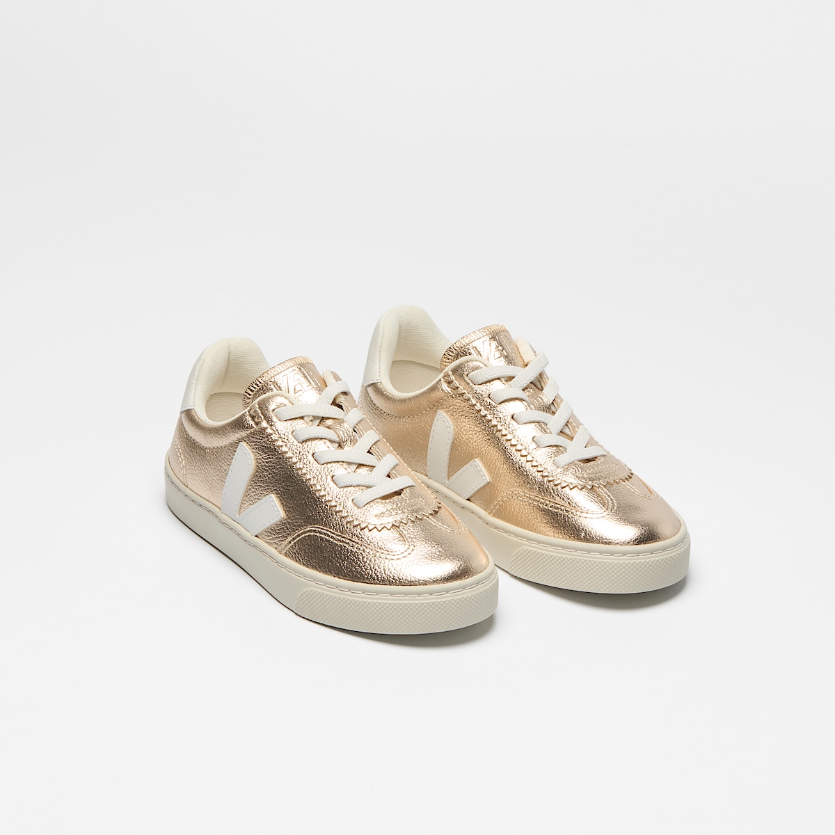 VOLLEY ELASTIC LACES LEATHER PLATINE WHITE - Image 2