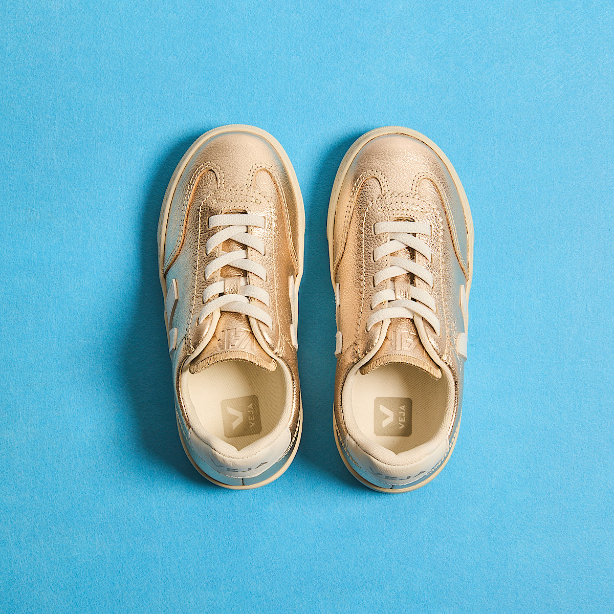 VOLLEY ELASTIC LACES LEATHER PLATINE WHITE - Image 4