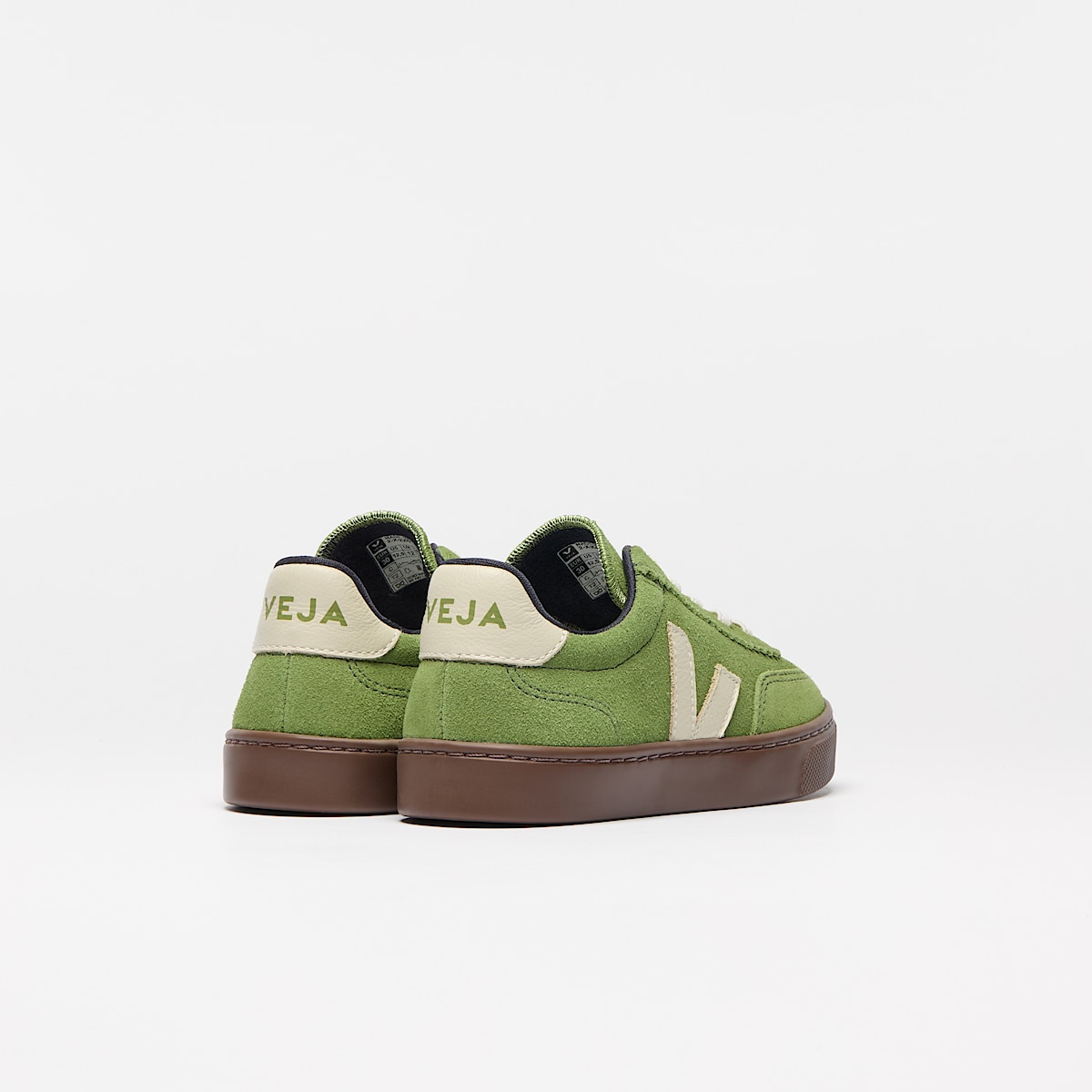 VOLLEY ELASTIC LACES SUEDE KIWI PIERRE BARK - Image 3