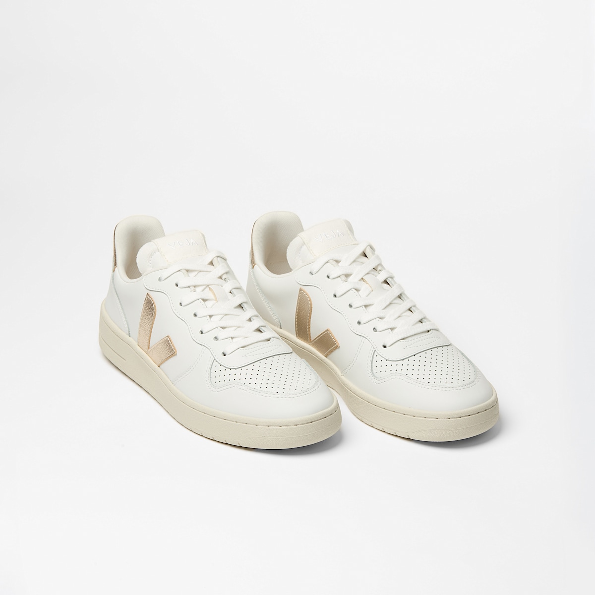 V-10 LEATHER WHITE PLATINE - Image 2