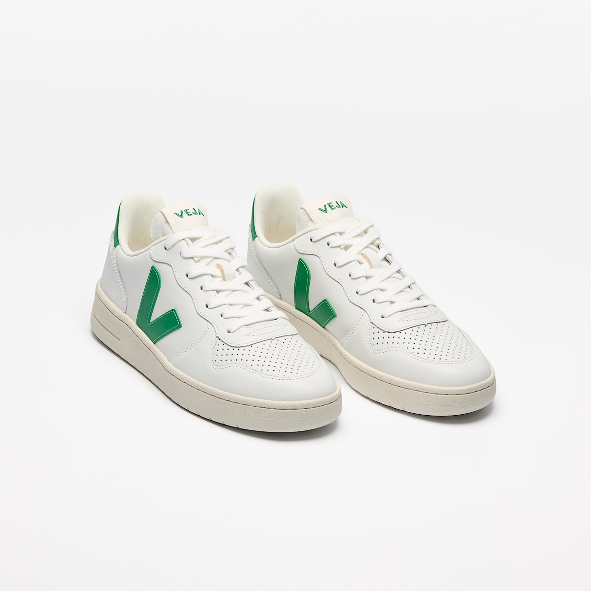 V-10 LEATHER WHITE EMERAUDE - Image 2