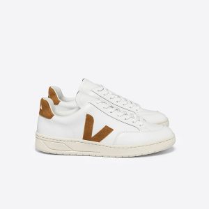 V-12 LEATHER WHITE CAMEL