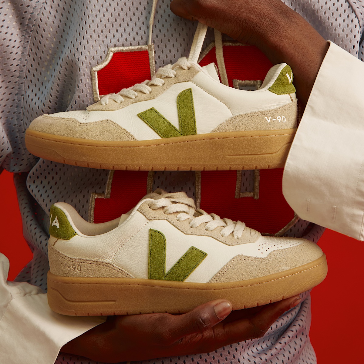 V-90 LEATHER PURE KIWI ALMOND NATURAL - Image 4