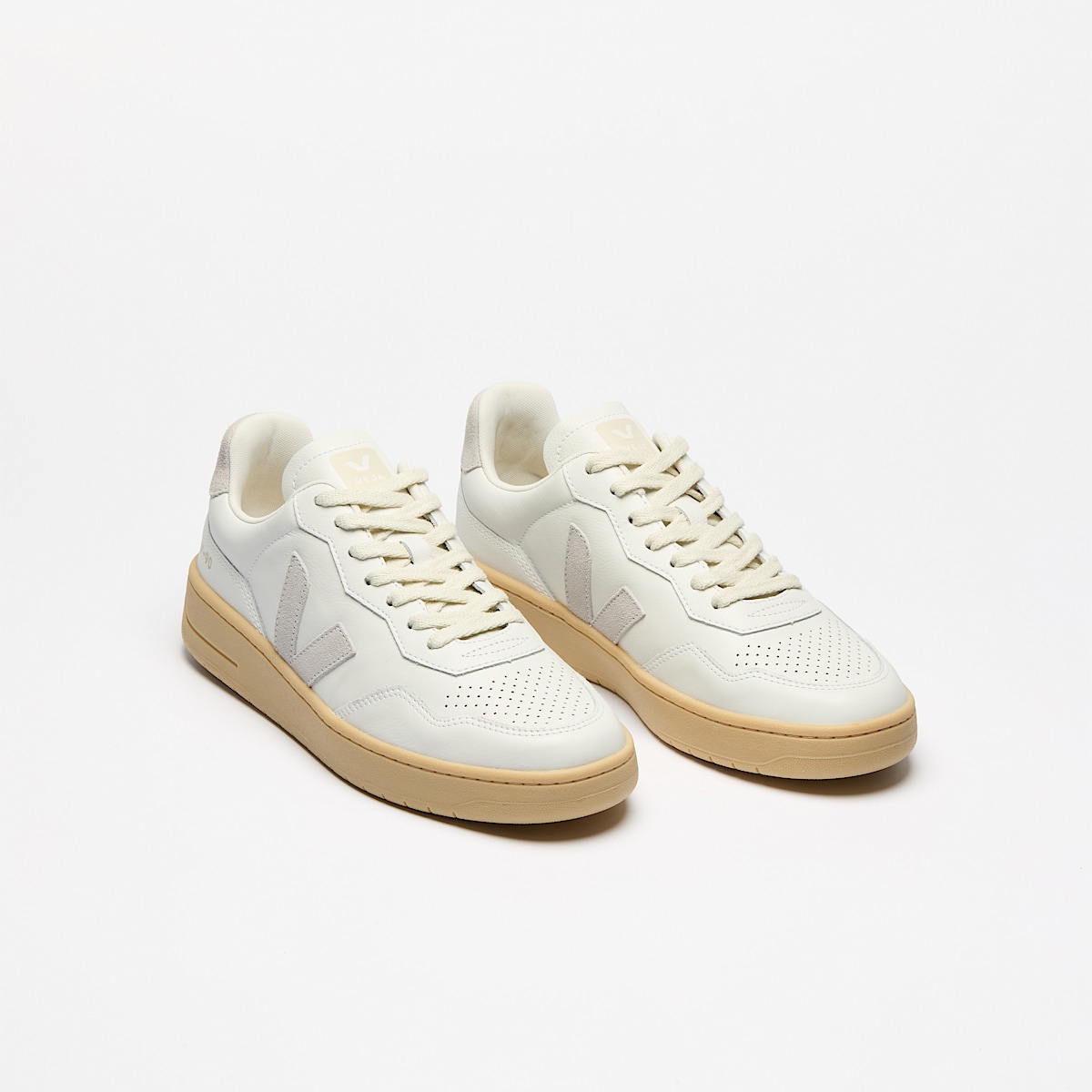 V-90 LEATHER WHITE LIGHT GREY NATURAL - Image 2