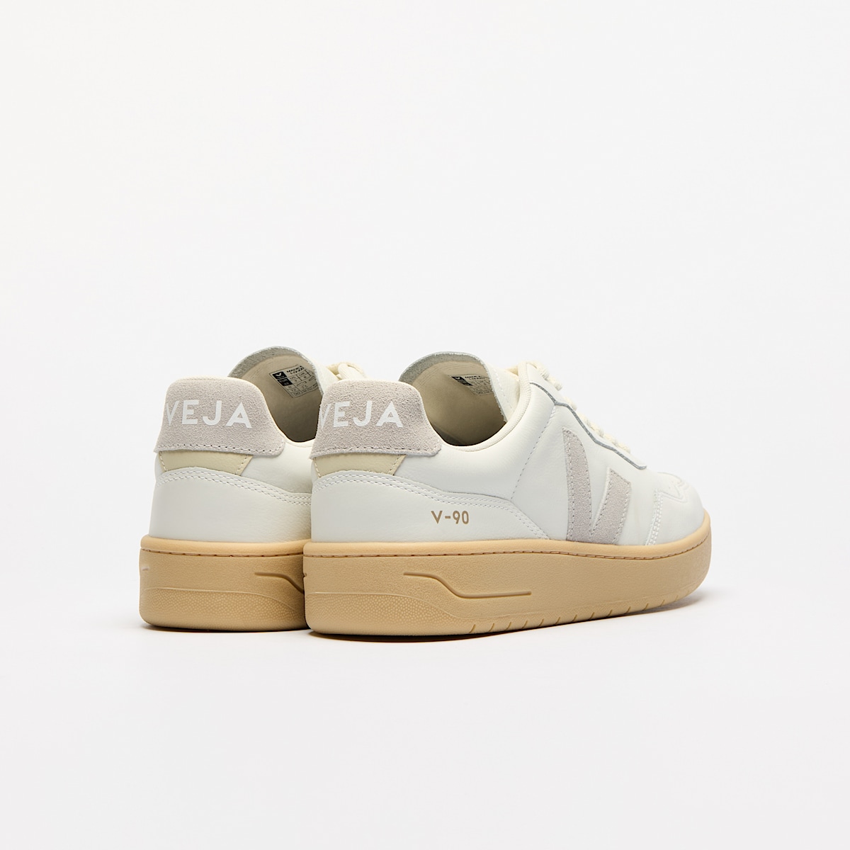 V-90 LEATHER WHITE LIGHT GREY NATURAL - Image 3