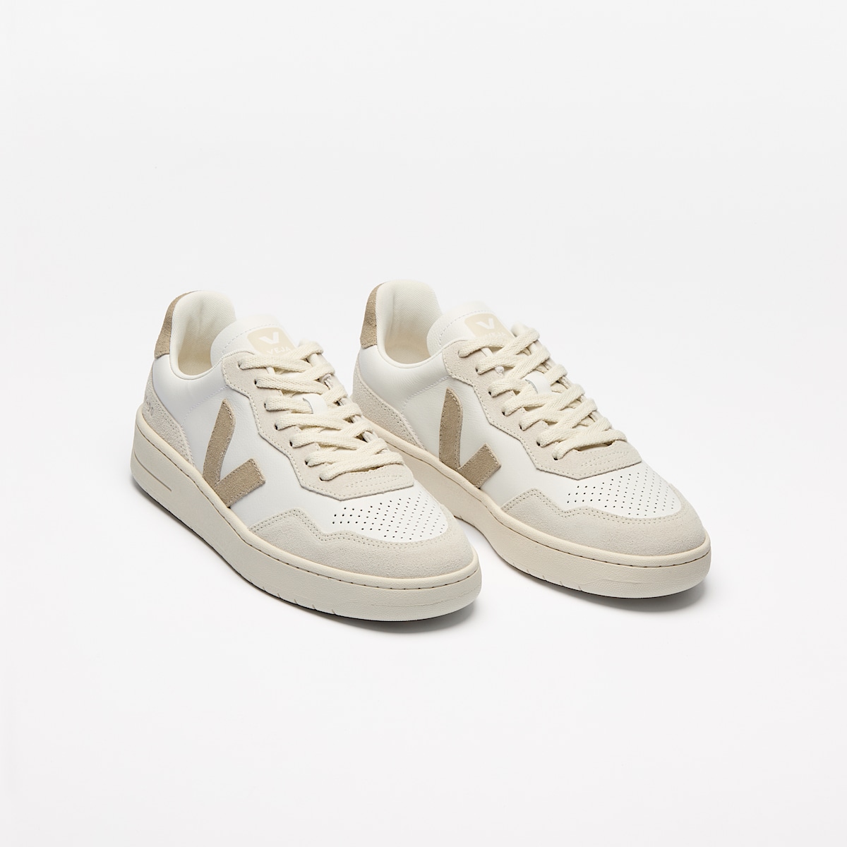 V-90 LEATHER WHITE TAUPE - Image 2