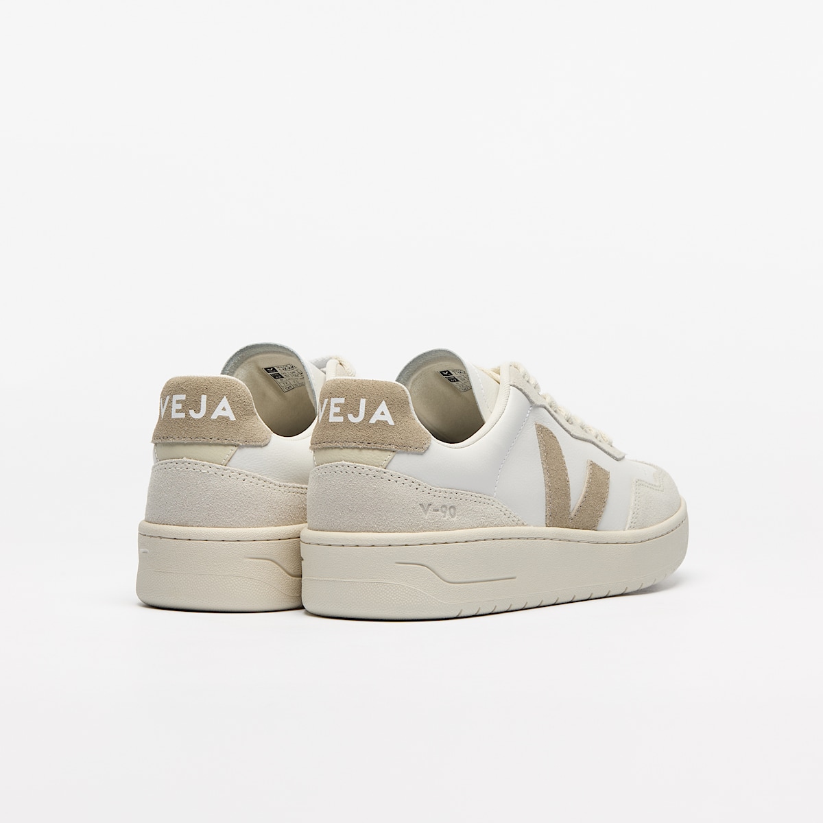 V-90 LEATHER WHITE TAUPE - Image 3