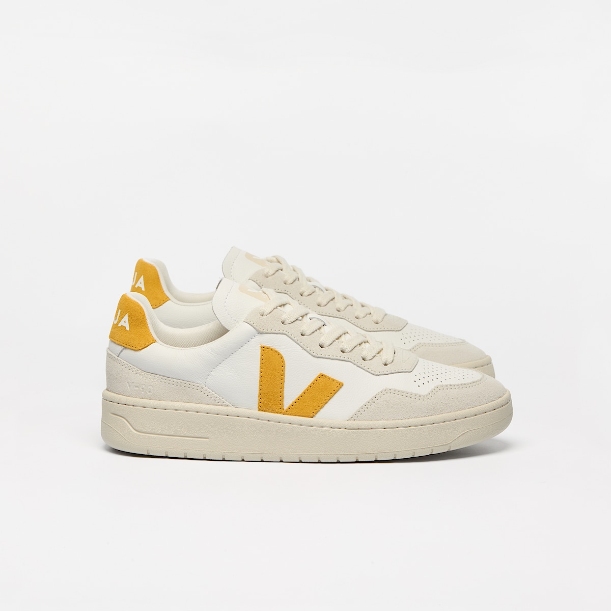 V-90 LEATHER WHITE SAFRAN