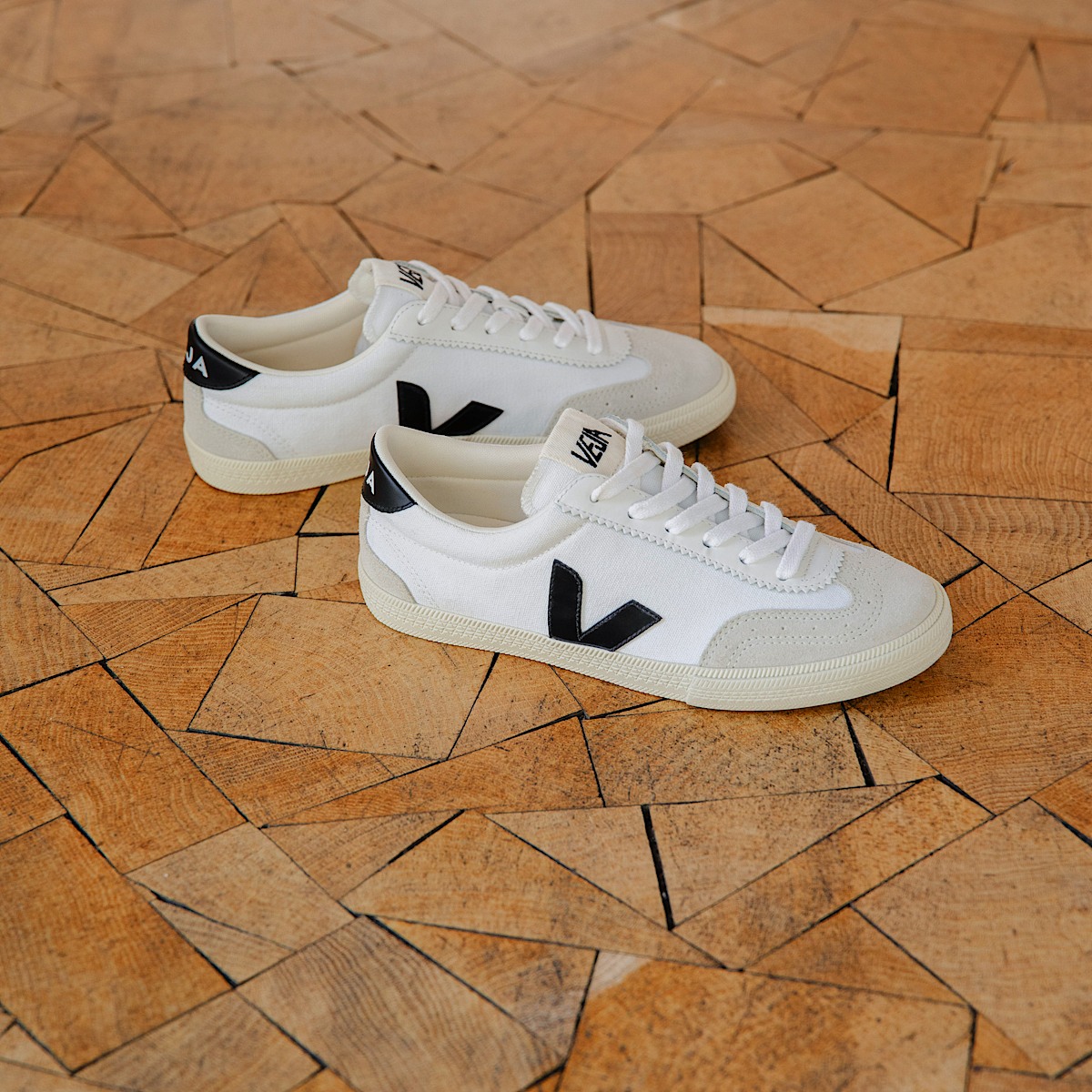 VOLLEY CANVAS WHITE BLACK - Image 4