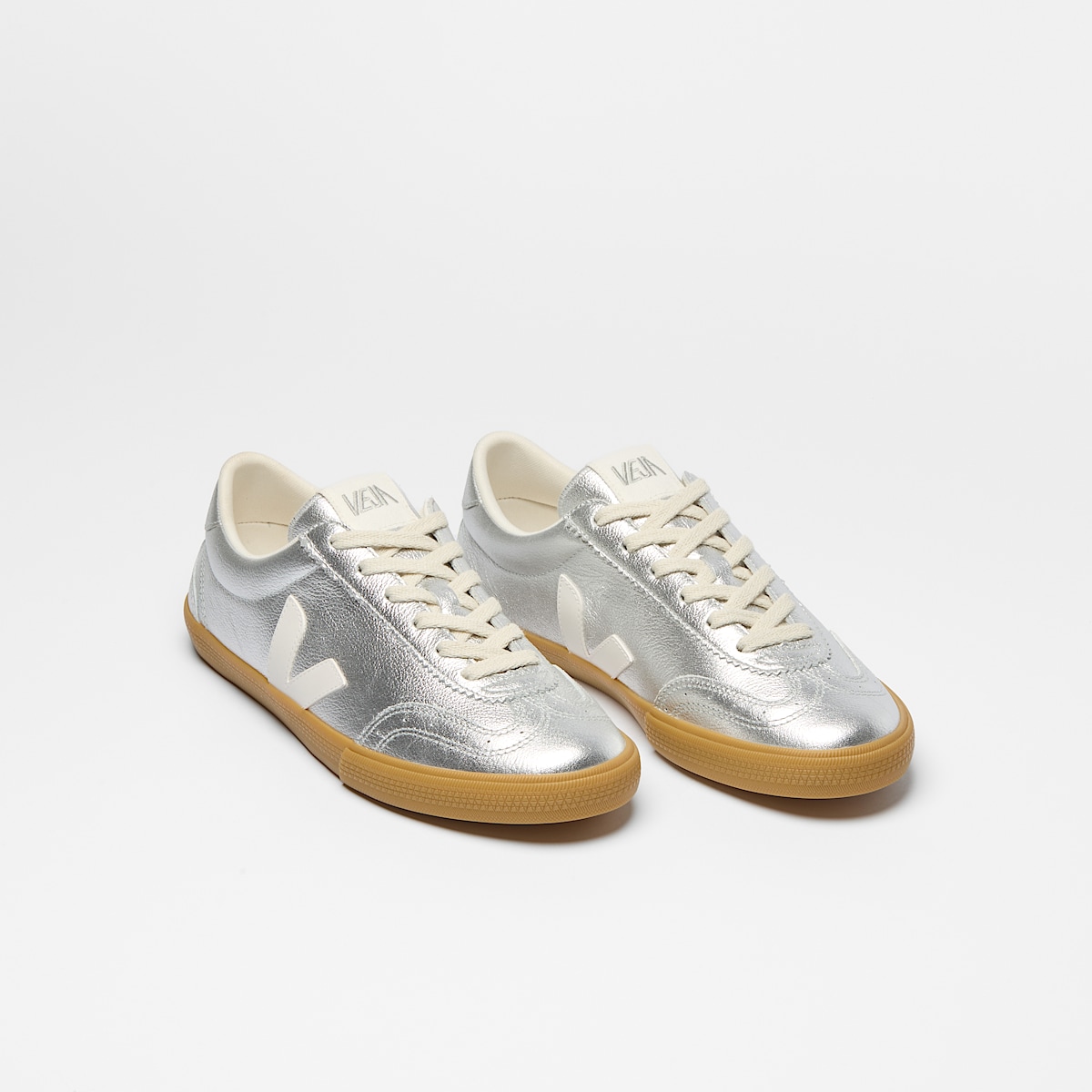 VOLLEY LEATHER SILVER WHITE NATURAL - Image 2
