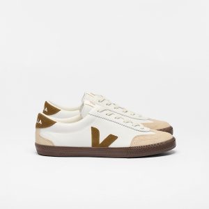 VOLLEY LEATHER WHITE TENT BARK